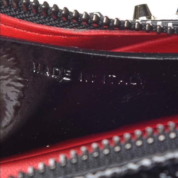 CHRISTIAN LOUBOUTIN VINTAGE TRASHMIX PATENT SPIKES MINI RUBYLOU BAG - Picture 9 of 15